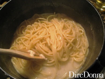 mantecatura dei vermicelli