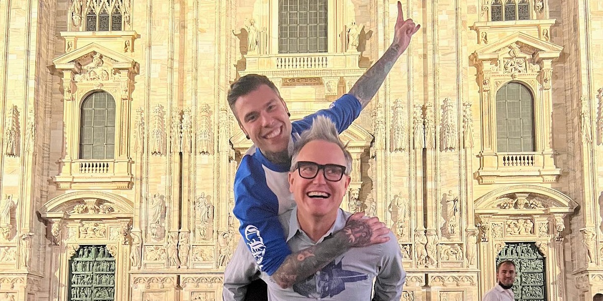Fedez a cena con Mark Hoppus dei Blink 182: “Ho pianto come un bambino” Fedez a cena con Mark Hoppus dei Blink 182: “Ho pianto come un bambino”