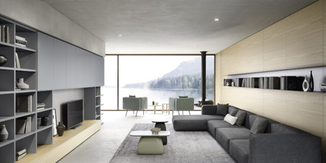 Arredare il soggiorno con mobili di design, moderni e di alta qualità